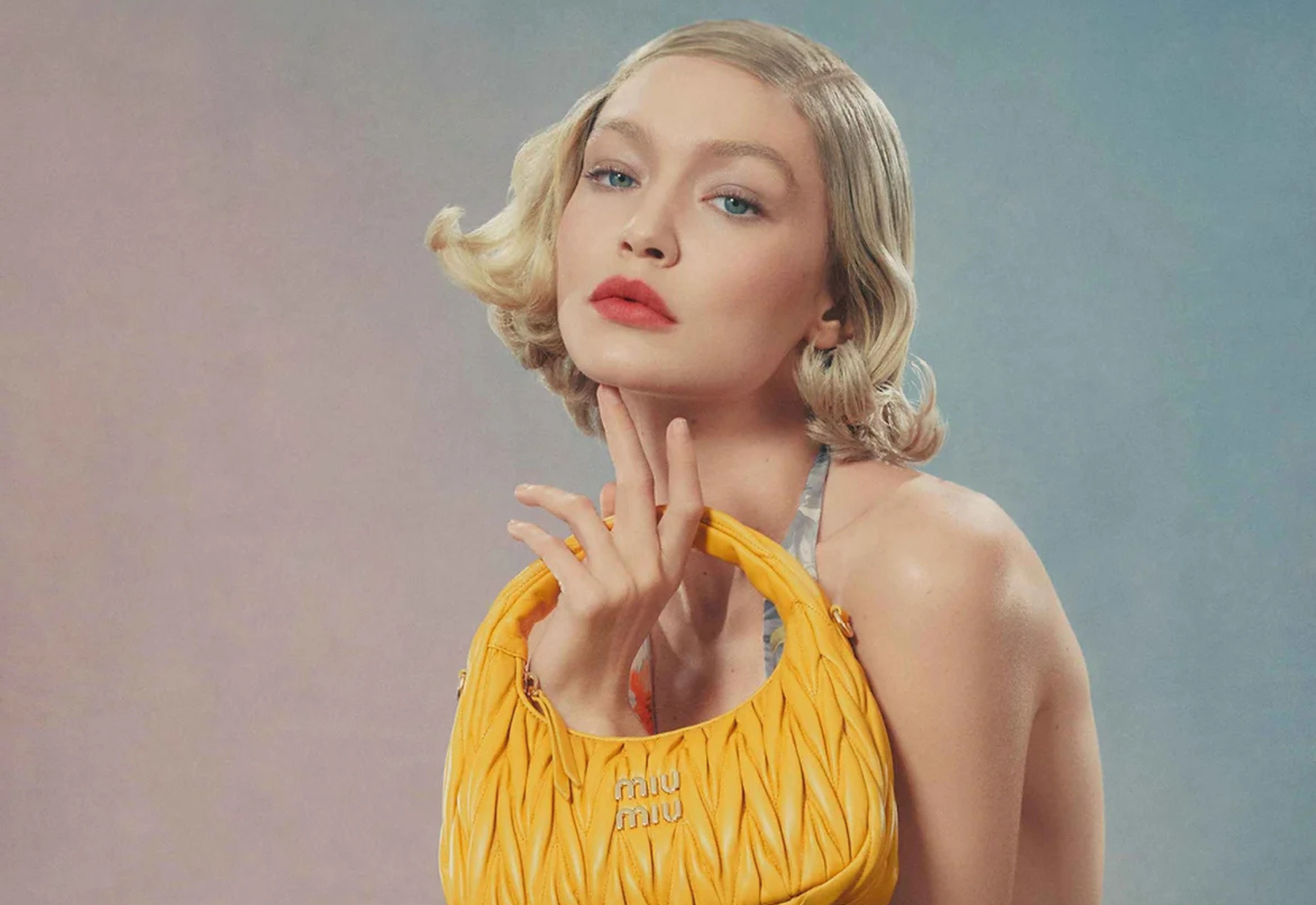 Gigi Hadid Transforms Into Suffragette Yevonde Middleton for Miu Miu’s Latest Campaign